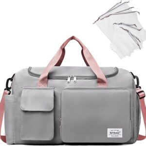 NPBAG Women’s Large Expandable Travel Duffel Bag – Versatile Weekender Tote for Carry-On, Gym, Overnight, and Maternity Hospital Use